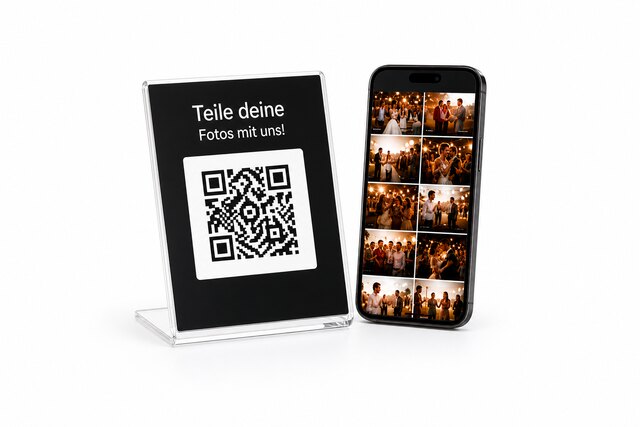 QR-Code Galerie auf einem Event